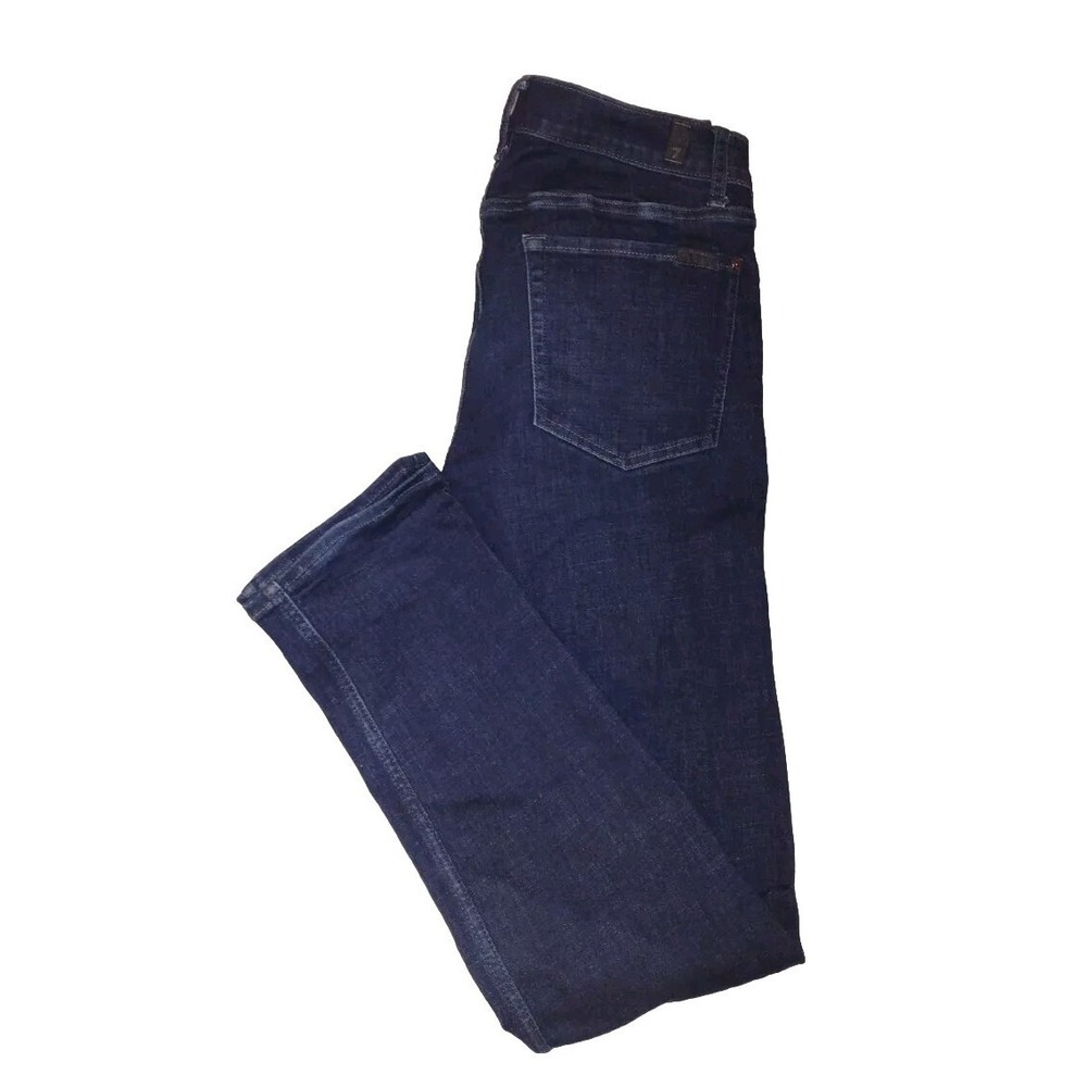 7 For All Mankind Men's Straight-Leg Jean Slimmy  Los Angeles Dark Size 31x33 - Picture 4 of 9